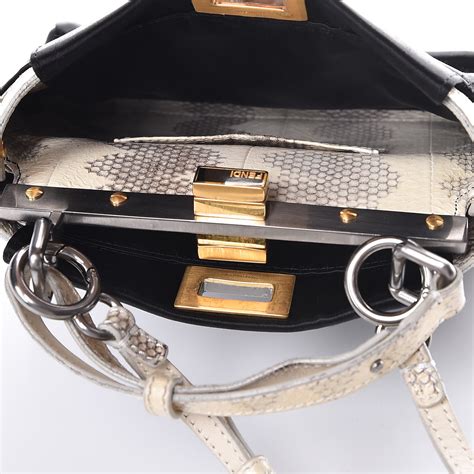 fendi peekaboo alternative|fendi peekaboo snakeskin.